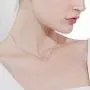 ChicSilver Customizable Tiny Hear/Star/Moon/Dot/Triangle Pendant Necklace,925 Sterling Silver Dainty Personalized Heart Choker Necklace Gift for Women, Silver/Gold/Rose Gold(with Gift Box)