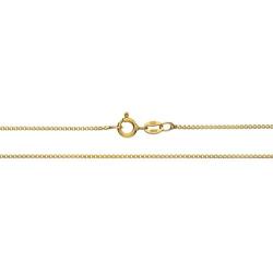 Bling For Your Buck 18K Gold Over Sterling Silver .8mm Thin Italian Box Chain Necklace 14'' - 40''