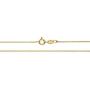 Bling For Your Buck 18K Gold Over Sterling Silver .8mm Thin Italian Box Chain Necklace 14'' - 40''
