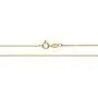 Bling For Your Buck 18K Gold Over Sterling Silver .8mm Thin Italian Box Chain Necklace 14'' - 40'' Bling For Your Buck 18K Gold Over Sterling Silver .8mm Thin Italian Box Chain Necklace 14'' - 40''