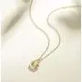 Agvana 18K Solid Gold Diamond Teardrop Dainty Pendant Necklace Fine Jewelry Anniversary Birthday Valentines Day Gifts for Women Teen Girls Sister Lover Wife, 16+2 Inch Extender