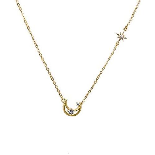 CCijiNG Necklace for Women，Fashion Dainty Pendant Necklaces Moon Star Planet Butterfly Mermaid Tail and Heart Necklace Chain Jewelry Gift for Women and Girls on Easter Day