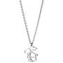 La Menagerie Rabbit Silver Origami Jewelry & Silver Geometric Necklace – 925 Sterling Plated Silver Necklace & Rabbit Necklaces for Women – Rabbit Necklace for Girls & Origami Necklace