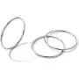 NOKMIT 3Pcs 1mm Stainless Steel Stackable Rings for Women Band Rings Knuckle Finger Stackinig Ring Silver/Rose/Gold Plain Dome Comfort Fit Size 5 to 10 NOKMIT 3Pcs 1mm Stainless Steel Stackable Rings for Women Band Rings Knuckle Finger Stackinig Ring Silver/Rose/Gold Plain Dome Comfort Fit Size 5 to 10