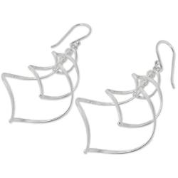 NOVICA .925 Sterling Silver Dangle Earrings, Chiang Mai Chimes