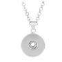Snap Jewelry Stainless Pendant Necklace Length 19-21'' Holds 18-20mm Standard Snaps My Prime Gifts