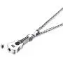 HUANIAN Stainless Steel The Guitar Urn Necklace for Keepsake Memorial Cremation Jewelry,Unisex,19.6'' Chain