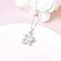 Jinlou Sunflower Urn Pendant Necklace Sterling Silver You are My Sunshine Cremation Jewelry for Ashes for Women
