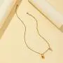 NEULRY 18K Tiny Lock & Key Elegant Necklace,Gold Plated Personalized Chain Handmade for Women and Girl Gifts