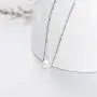 14K Solid Gold Pearl Necklace for Women, Real Freshwater Cultured Pearl Pendant Necklace 7.5mm Dainty Single Pearl Choker Adjustable Necklaces Fine Jewelry Gift for Her, Mom, Wife 16''-18''