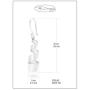 Pepe Dominguez 925 Sterling Silver Ribbon Falling in a Spiral Drop Earrings