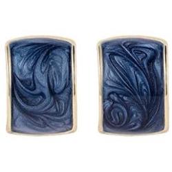 JustMoMoMin Vintage Arc Shaped Marbling Enamel Dangle Drop Earrings For Women Girls Jewelry
