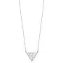 Boma Jewelry Sterling Silver Triangle Crosshatch Necklace, 18 Inches Boma Jewelry Sterling Silver Triangle Crosshatch Necklace, 18 Inches