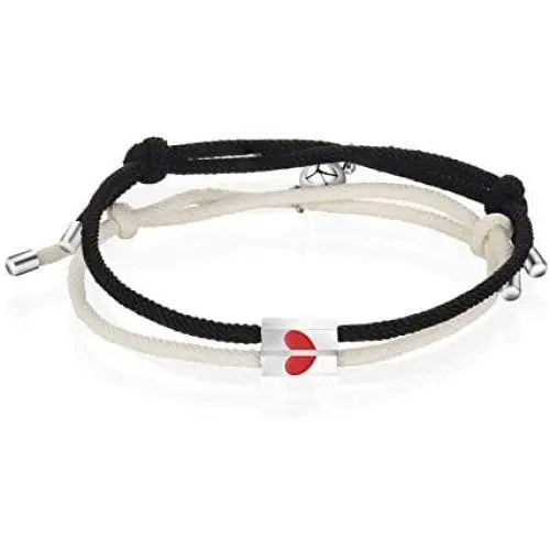 Magnetic Couple Bracelet Set, Retro Braided Bracelet Adjustable Bracelets Great Gift for Women, Men, Lover, He Her and Best Friend Rope Bracelet Set of 2 Magnetic Couple Bracelet Set, Retro Braided Bracelet Adjustable Bracelets Great Gift for Women, Men, Lover, He Her and Best Friend Rope Bracelet Set of 2
