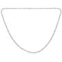 Bling Jewelry 4.5MM Strong Thin Silver Tone Stainless Steel Necklace Figaro Chain for Men for Teen Medium Width 18 20 24 30 inch