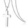 Cross Urn Necklace for Ashes 925 Sterling Silver Religious Cross Cremation Pendant Jewelry Faith Hope Love Gifts for Men Boys