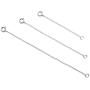 BENIQUE 925 Sterling Silver Necklace Extenders for Women - Made in USA, Solid Sterling Silver Fine Chain, Dainty Durable Strong Removable, Set of 3