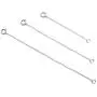 BENIQUE 925 Sterling Silver Necklace Extenders for Women - Made in USA, Solid Sterling Silver Fine Chain, Dainty Durable Strong Removable, Set of 3