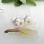 Hiqmic 925 Sterling Silver Fashion Flower Pearl Ear Stud Earrings White Gold Plated Jewelry Gifts for Women_WK90159