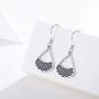 925 Sterling Silver RBG Dissent Collar Earrings Dangle Drop Jewelry Gifts for Women Fan of Ruth Bader Ginsburg