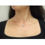 Sterling Silver 19mm Open Plumeria Pendant Necklace, 16+2'' Extender