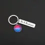 LBSBO Bisexual Jewelry Bi Pride Keychain Bi Pride Jewelry Bisexual Gift Queer Pride Gifts Bi & Badass Keychain LBSBO Bisexual Jewelry Bi Pride Keychain Bi Pride Jewelry Bisexual Gift Queer Pride Gifts Bi & Badass Keychain