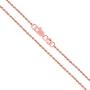 Orostar 14K Yellow, White. and Rose Gold 1.5mm Diamond Cut Rope Chain Necklace, 16''-30''