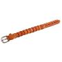 Xusamss Punk Buckle Bangle Weave Pu Leather Bracelet,7''-8''