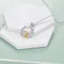 POTOPYY 925 Sterling Silver Animal Pendant Necklace Rabbit/Elephant/Penguin Jewelry Gifts for Women Mother POTOPYY 925 Sterling Silver Animal Pendant Necklace Rabbit/Elephant/Penguin Jewelry Gifts for Women Mother