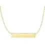 Ritastephens 14k Gold Bar Pendant Name Plate with Engraving Adjustable Necklace 16 to 18 Inches Ritastephens 14k Gold Bar Pendant Name Plate with Engraving Adjustable Necklace 16 to 18 Inches