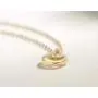 Agvana 18K Solid Gold Diamond Teardrop Dainty Pendant Necklace Fine Jewelry Anniversary Birthday Valentines Day Gifts for Women Teen Girls Sister Lover Wife, 16+2 Inch Extender