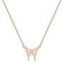 Iefil Initial Butterfly Necklace for Women, 14k Gold Filled Letter Initial Butterfly Pendant Necklace Dainty Butterfly Necklace Butterfly Jewelry Gifts for Women Alphabet A - Z