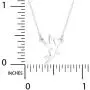 Disney Tinkerbell Sterling Silver Fairy Silhouette Pendant Necklace; 18” Chain Disney Tinkerbell Sterling Silver Fairy Silhouette Pendant Necklace; 18” Chain