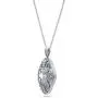BERRICLE Rhodium Plated Sterling Silver Cubic Zirconia CZ Art Deco Filigree Milgrain Fashion Necklace and Earrings Set BERRICLE Rhodium Plated Sterling Silver Cubic Zirconia CZ Art Deco Filigree Milgrain Fashion Necklace and Earrings Set