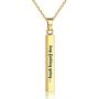 Inspirational Keep Going Necklace Stainless Steel Bar Initial Pendant Necklace Encouragement Jewelry for Teen Girls Kids Men