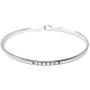 by you Inspirational Positive Message Engraved Thin Cuff Bangle Hook Bracelet