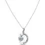 Charmsy Sterling Silver Jewelry Inspiration Engraved Pendant Necklace with Cable Chain for Women Teen