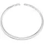SWAROVSKI Womens Nice Bangle Bracelet Collection, Rhodium Finish, Clear Crystals SWAROVSKI Womens Nice Bangle Bracelet Collection, Rhodium Finish, Clear Crystals