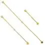 LONAGO 3 Pieces 925 Sterling Silver Necklace Extender Chain Bracelet Anklet Extension Set Adjustable Length, 2''+4''+6'' LONAGO 3 Pieces 925 Sterling Silver Necklace Extender Chain Bracelet Anklet Extension Set Adjustable Length, 2''+4''+6''