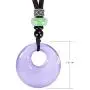 Sumray Natural Ice Chalcedony Safty Buckle Pendant Jade Necklace Pendant Jewelry Pendant Sumray Natural Ice Chalcedony Safty Buckle Pendant Jade Necklace Pendant Jewelry Pendant