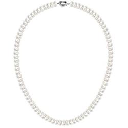 Mints Freshwater Cultured Pearl Strands Necklace Sterling Silver Fine Jewelry for Women 16''-20'', 6.5-8.5mm