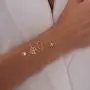 GELIN 14k Solid Gold Tree of Life Link Chain Adjustable Bracelet for Women GELIN 14k Solid Gold Tree of Life Link Chain Adjustable Bracelet for Women