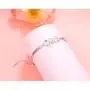 925 Sterling Silver Infinity Inspirational Bracelet With Message''Always My Sister, Forever My Friend'', Adjustable Sisters Bracelets Friendship Jewelry for Women Girls