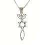 AJDesign Sterling Silver Messianic Seal Pendant Spiritual Religious Jewelry Grafted Necklace Pendant with Chain AJDesign Sterling Silver Messianic Seal Pendant Spiritual Religious Jewelry Grafted Necklace Pendant with Chain