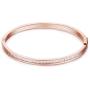 Stainless Steel Jewelry Bangle Bracelet Rose Gold Plated Diamonds Love High Polished Bracelet for Women Girls
