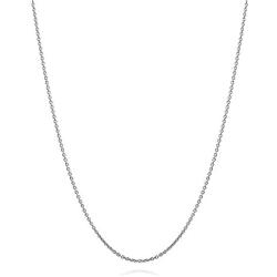 Bling Jewelry Thin Rolo Cable Link Chain Necklace 2MM for Women 925 Sterling Silver
