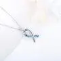 NY Jewelry 925 Sterling Silver Autism Awareness Lettering Ribbon Cage Pendants for Pearl, Pearl Cages for Pearl DIY Jewelry Making