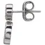 Izaara 925 Sterling Silver White Round CZ Disc Shape Dangle Earrings for Women and Girls