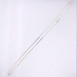 Pori Jewelers 925 Sterling Silver 2mm, 3mm, 3.5mm, 5.5mm Flat Mariner/Marina Link Chain Necklace