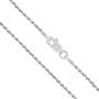 14k REAL Yellow Gold 1.50mm,2mm Or 2.5mm Thick Shiny Hollow Rope Chain Necklace for Pendants and Charms with Lobster-Claw Clasp (16'', 18'' 20'', 22'' or 24 inch)